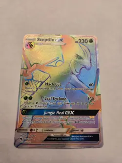 SCEPTILE GX 2018 POKEMON S&M LOST THUNDER SECRET RARE 216/214 - Image 1