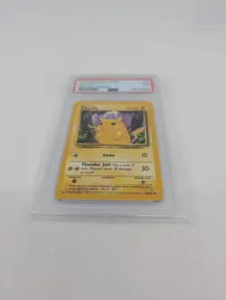 1999 Pokemon Game Pikachu Yellow Cheeks #58 PSA 7 NM - Image 2