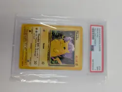1999 Pokemon Game Pikachu Yellow Cheeks #58 PSA 7 NM - Image 4