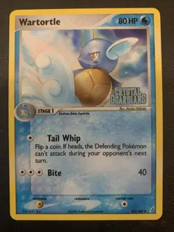 Wartortle 43/100 Holo EX Crystal Guardians Vintage 2006 Pokemon NM - Image 1