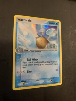 Wartortle 43/100 Holo EX Crystal Guardians Vintage 2006 Pokemon NM - Image 2