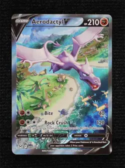 Aerodactyl V Ultra Rare Pokemon Sword & Shield Lost Origin #180 - Image 1