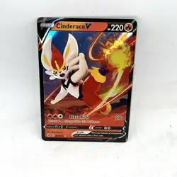 Cinderace V 043/264 Ultra Rare SWSH: Fusion Strike Pokemon TCG NM - Image 1