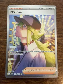 2025 Pokemon English Black Bolt N's Plan 170/086 Special Illustration Rare SIR - Image 1