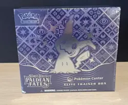 PALDEAN FATES POKEMON CENTER EXLUSIVE ELITE TRAINER BOX ETB FACTORY SEALED - Image 1