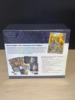 PALDEAN FATES POKEMON CENTER EXLUSIVE ELITE TRAINER BOX ETB FACTORY SEALED - Image 3