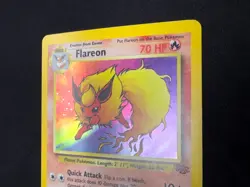 LP Holo Flareon Jungle 3/64 Unlimited Pokemon TCG WOTC - Image 3