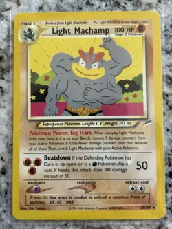 Light Machamp 25/105 Pokemon Neo Destiny-Unlimited Edition Regular - Image 1
