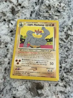 Light Machamp 25/105 Pokemon Neo Destiny-Unlimited Edition Regular - Image 2