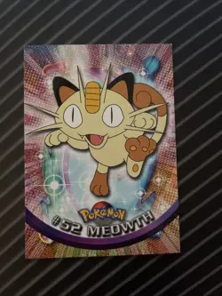Meowth #52 1999 Topps - Lightly Played - Pokemon - Image 1