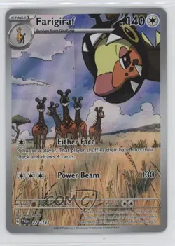 Farigiraf Illustration Rare Pokemon Scarlet & Violet Paldea Evolved SV02 #228 - Image 1