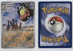 Farigiraf Illustration Rare Pokemon Scarlet & Violet Paldea Evolved SV02 #228 - Image 3
