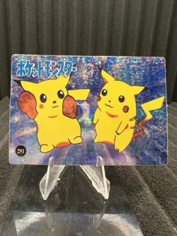 Pokemon Vintage Pocket Monsters Vending HOLO Prism Sticker Bandai 1999 Nintendo - Image 1