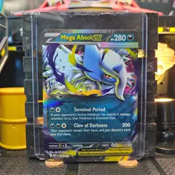 Mega Absol ex Mega Evolution Holo Pokemon TCG 086/132 ME01 Ultra Rare - Image 1