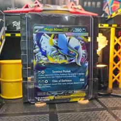 Mega Absol ex Mega Evolution Holo Pokemon TCG 086/132 ME01 Ultra Rare - Image 3