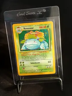 Venusaur - Pokemon Base Set 15/102 - Holo - Ungraded (Heavily Played) - Image 3