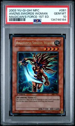 Amazoness Swords Woman MFC-061 1st Edition Ultra Rare Yugioh PSA 10 *164 - Image 1