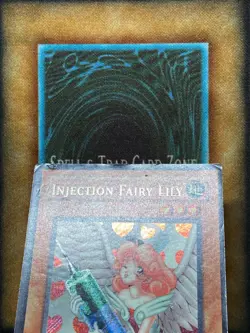 Yugioh Injection Fairy Lily LOD-100 Secret Rare 1st Edition MP - Image 2