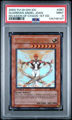 Guardian Angel Joan IOC-087 1st Edition Ultra Rare Yugioh PSA 9 *197 - Image 1