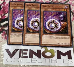 3x (M/NM) - Ally Salvo - STBL-EN092 - Rare - 1st Edition YuGiOh - Image 1