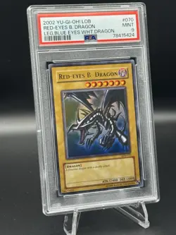 Red-Eyes Black Dragon 070 The Legend of Blue Eyes White Dragon Unlimited PSA 9 - Image 3