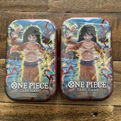 One Piece Tin Pack Set Vol. 1 -Monkey.D.Luffy Lot Of 2 - Image 1