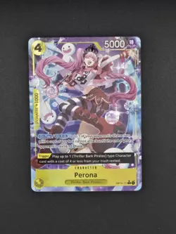 2025 ONE PIECE THE AZURE SEA'S SEVEN EN ENGLISH PERONA ALTERNATE ART ALT NM - Image 1