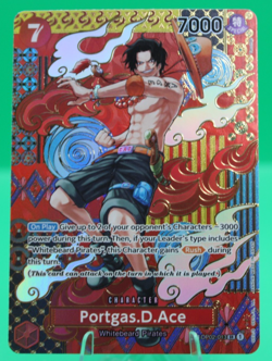 One Piece Portgas D. Ace SP OP02-013 SR Alternative English Edition Mint/NM - Image 1