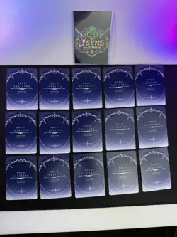 Solo Leveling Mapniverse Sung Jinwoo ULTIMATE CARD LOT HR UR SR NAME TAG 15 CARD - Image 2