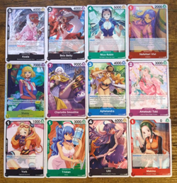 One Piece CCG Waifu 12 Card Lot - Beautiful Anime Waifu Cards Nico Robin Ulti - Image 1