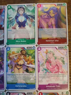 One Piece CCG Waifu 12 Card Lot - Beautiful Anime Waifu Cards Nico Robin Ulti - Image 2