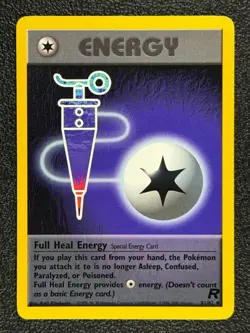 Full Heal ENERGY 81/82 Base Set Series Team Rocket Uncommon Pokemon Card 2000 NM - Image 1