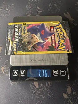 Rare Pokemon Team Up 3 Card Factory Sealed Booster Pack HEAVY 7.76g - Image 1