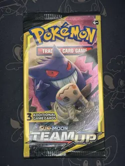 Rare Pokemon Team Up 3 Card Factory Sealed Booster Pack HEAVY 7.76g - Image 2