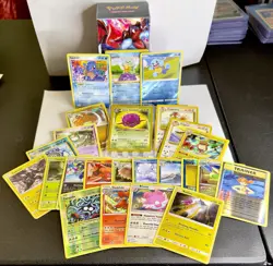 101 Pokemon Card Lot VINTAGE Shadowless Squirtle EX Era Neo Base Set LP + &Case - Image 1