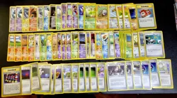101 Pokemon Card Lot VINTAGE Shadowless Squirtle EX Era Neo Base Set LP + &Case - Image 4