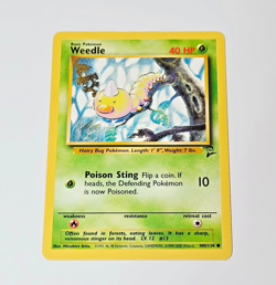 Pokemon TCG Weedle Base Set 2 100/130 Common WOTC 2000 English Vintage Card - Image 1
