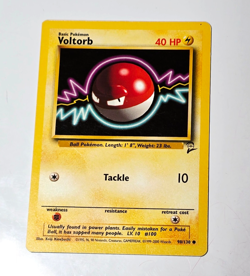 Pokemon TCG Voltorb Base Set 2 98/130 WOTC 2000 Common English Vintage Card - Image 1