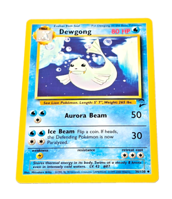 Pokemon TCG Dewgong Base Set 2 36/130 WOTC 2000 Uncommon English Vintage Card - Image 1