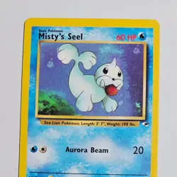 Vintage 2000 Pokemon Misty’s Seel 88/132 Gym Heroes Unlimited WOTC TCG Card - Image 2