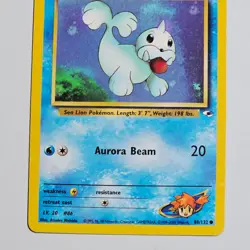 Vintage 2000 Pokemon Misty’s Seel 88/132 Gym Heroes Unlimited WOTC TCG Card - Image 3
