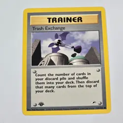 Pokemon TCG Trash Exchange 1st Edition Trainer Card Gym Heroes 126/132 Common - Image 1