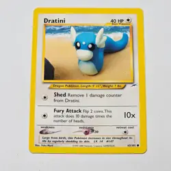 Pokemon Dratini Neo Destiny 63/105 WOTC 2002 Common TCG Card Yuka Morii - Image 1