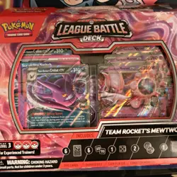 Pokemon League Battle Deck Mewtwo ex & Crobat ex Foil Holo 60 Cards - Image 1