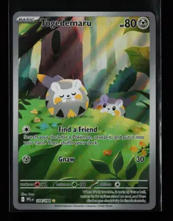 Togedemaru 104/094 Holo ME02: Phantasmal Flames Pokemon Card - Image 1