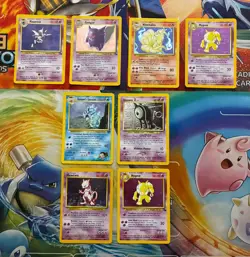 Vintage Pokemon Card Lot WOTC Holo Fire Gyarados Gengar Haunter Mewtwo - Image 1