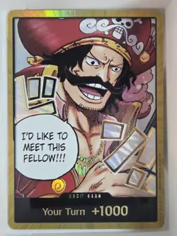 DON!! Card (Gol.D.Roger) (Gold) Carrying On His Will Foil - Image 1