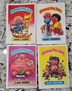 Mixed Vintage 1980's Garbage Pail Kids Trading Card Bundle (Set Of 27) - Image 4
