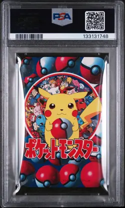 1998 POKEMON TELEVI-KUN MAGAZINE PLAYING CARDS QUEEN OF DIAMONDS WARTORTLE PSA 8 - Image 2
