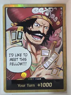 DON!! Card (Gol.D.Roger) (Gold) Carrying On His Will Foil - Image 1